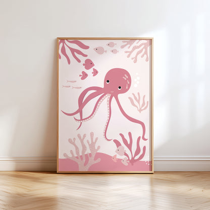 Set of 3 Girls Ocean Wall Prints