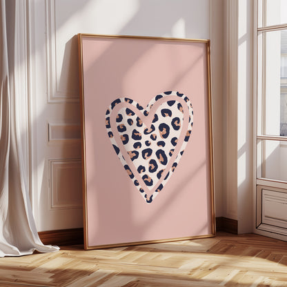 Girls Animal Print Wall Art Set