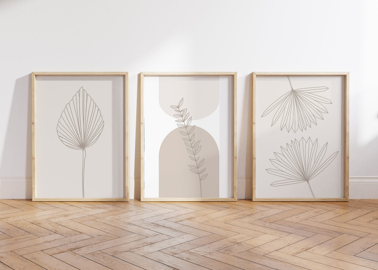 Set of 3 Neutral Wall Art Prints